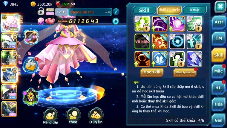 MÃ : #TTS5887 - S1640 - DIANCIE BÁ CHỦ UNVOA SAKATAKA BC RẮN BĂNG BC NHIỀU PET HT