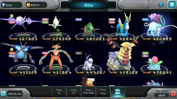 MÃ : #TTS5886 - S1814 - TOP 22 - V10 - LUGIA THẦN GIÓ RAIKOU BOSS ĐỘC ĐUA TOP NGON