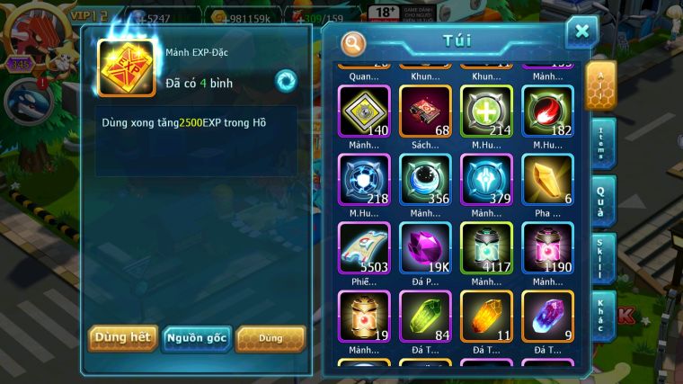 MÃ : #TTS5894 - S1024 - TOP18 - V12 - PALKIA CỘNG HƯỞNG WHITE CỘNG HƯỞNG CẶP CÁ BÁ CHỦ BLACK BC NHIỀU PET HT