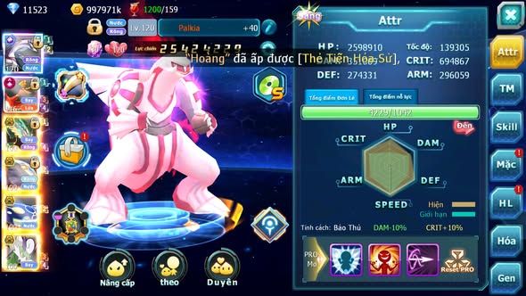 MÃ : #TTS5892 - S1162 - TOP38 - PALKIA CỘNG HƯỞNG HOOH CỘNG HƯỞNG DYNAMAX RAYQUAZA CẶP CÁ BC MEW Y CH
