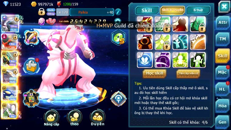 MÃ : #TTS5892 - S1162 - TOP38 - PALKIA CỘNG HƯỞNG HOOH CỘNG HƯỞNG DYNAMAX RAYQUAZA CẶP CÁ BC MEW Y CH