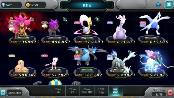 MÃ : #TTS5900 - S1847 - TOP36 - V5 - BẬT THẦY ẢO ẢNH BÁ CHỦ ZOROA VỊT BẦU LUGIA GOODRA