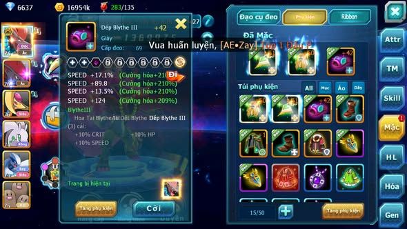 MÃ : #TTS5900 - S1847 - TOP36 - V5 - BẬT THẦY ẢO ẢNH BÁ CHỦ ZOROA VỊT BẦU LUGIA GOODRA
