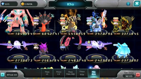 MÃ : #TTS5899 - S1681 - V12 - ZYGARDE CỘNG HƯỞNG & ZEVIL GROUDON BÁN CHỦ TEAM ĐẤT