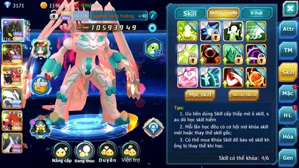 MÃ : #TTS5899 - S1681 - V12 - ZYGARDE CỘNG HƯỞNG & ZEVIL GROUDON BÁN CHỦ TEAM ĐẤT