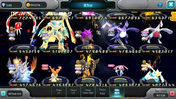 MÃ : #TTS5897 - S1245 - TOP 24 - V12 - HOOH & DIANICE CỘNG HƯỞNG DYANAMX RAYQUAZA BC PIKACHU DYANAX NHIỀU PET BÁ CHỦ