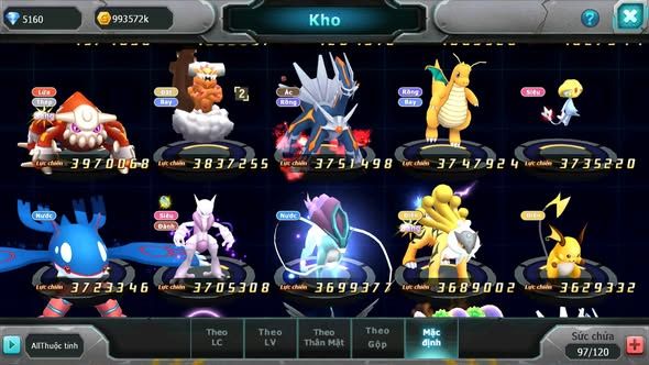 MÃ : #TTS5897 - S1245 - TOP 24 - V12 - HOOH & DIANICE CỘNG HƯỞNG DYANAMX RAYQUAZA BC PIKACHU DYANAX NHIỀU PET BÁ CHỦ