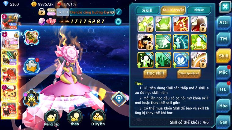 MÃ : #TTS5897 - S1245 - TOP 24 - V12 - HOOH & DIANICE CỘNG HƯỞNG DYANAMX RAYQUAZA BC PIKACHU DYANAX NHIỀU PET BÁ CHỦ