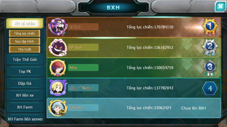 MÃ : #TTS5912 - S1132 - V12 - HOOH DYNAAMX UNVOA WB BÁ CHỦ QVLD BC THẦN GIÓ BC DRAK HOOH SÁNG THẾ NHIỀU PET HUYỀN THOẠI