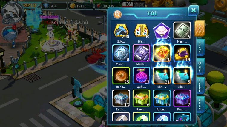 MÃ : #TTS5911 - S1834 - TOP 26 - V10 - UNVOA BTAA SÁNG THẾ LUGIA THẦN GIÓ NHIỀU PET HT