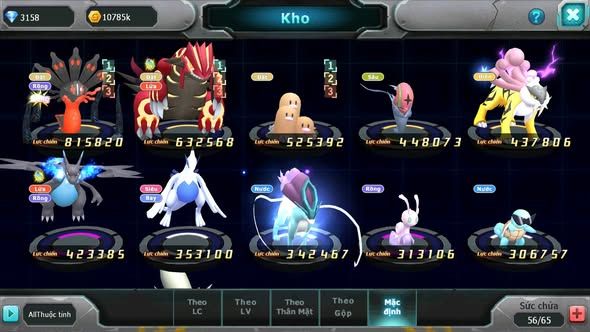 MÃ : #TTS5920 - S1875 - TOP 16 - V8 - ZEVIL GOODRA RAIKOU NHIỀU PET HT