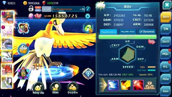 MÃ : #TTS5919 - S1351 - V12 - 42K KC - HOOH DYNAAMX DIANCIE DYNAMAX PALKIA BC UNVOA QVLD BC SAKATA BC NHIỀU PET BC HUYỀN THOẠI
