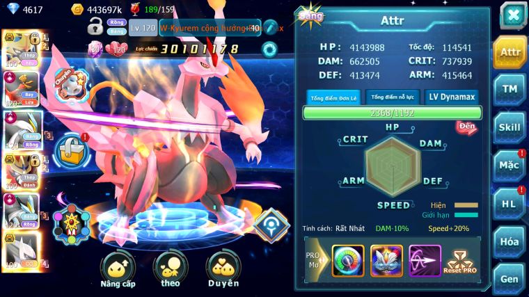 MÃ : #TTS5918 - S944 - TOP7 - V16 - CẶP KIẾM KHIÊN BÁ CHỦ + SÁNG THẾ BÁ CHỦ HOOH % WB CỘNG HƯỞNG DYNAMAX NHIỀU PET HT