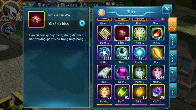 MÃ : #TTS5918 - S944 - TOP7 - V16 - CẶP KIẾM KHIÊN BÁ CHỦ + SÁNG THẾ BÁ CHỦ HOOH % WB CỘNG HƯỞNG DYNAMAX NHIỀU PET HT