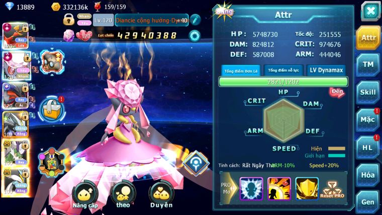 MÃ : #TTS5917 - S1069 - TOP 2 - TOP 4-5 CHAM - HOOH - DIANCIE CỘNG HƯỞNG DYANAMX YVETAL CỘNG HƯỞNG 3 TEAM FORM CỰC CHẤT BUILD KHỦNG !