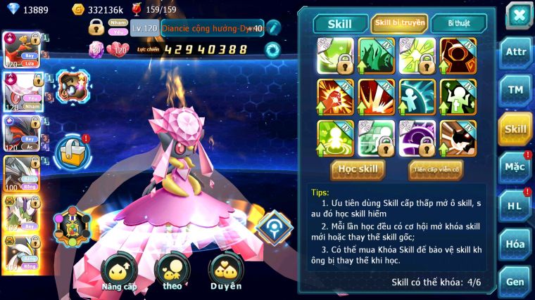 MÃ : #TTS5917 - S1069 - TOP 2 - TOP 4-5 CHAM - HOOH - DIANCIE CỘNG HƯỞNG DYANAMX YVETAL CỘNG HƯỞNG 3 TEAM FORM CỰC CHẤT BUILD KHỦNG !