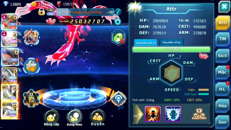 MÃ : #TTS5917 - S1069 - TOP 2 - TOP 4-5 CHAM - HOOH - DIANCIE CỘNG HƯỞNG DYANAMX YVETAL CỘNG HƯỞNG 3 TEAM FORM CỰC CHẤT BUILD KHỦNG !