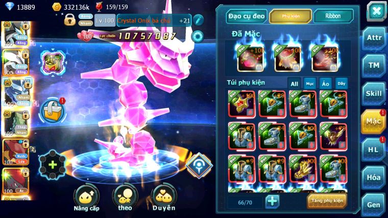 MÃ : #TTS5917 - S1069 - TOP 2 - TOP 4-5 CHAM - HOOH - DIANCIE CỘNG HƯỞNG DYANAMX YVETAL CỘNG HƯỞNG 3 TEAM FORM CỰC CHẤT BUILD KHỦNG !
