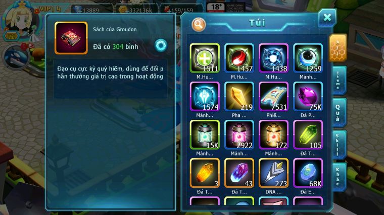MÃ : #TTS5917 - S1069 - TOP 2 - TOP 4-5 CHAM - HOOH - DIANCIE CỘNG HƯỞNG DYANAMX YVETAL CỘNG HƯỞNG 3 TEAM FORM CỰC CHẤT BUILD KHỦNG !
