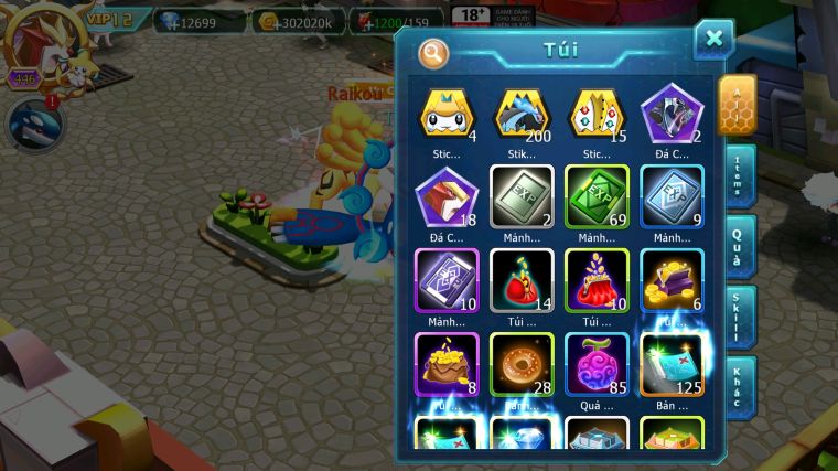 MÃ : #TTS5916 - S916 - TOP27 - V12 - 2K SÁCH - PIKACHU DYANAMX RAYQUAZA BC RAIKOU & TAPU KOKO CỘNG HƯỞNG