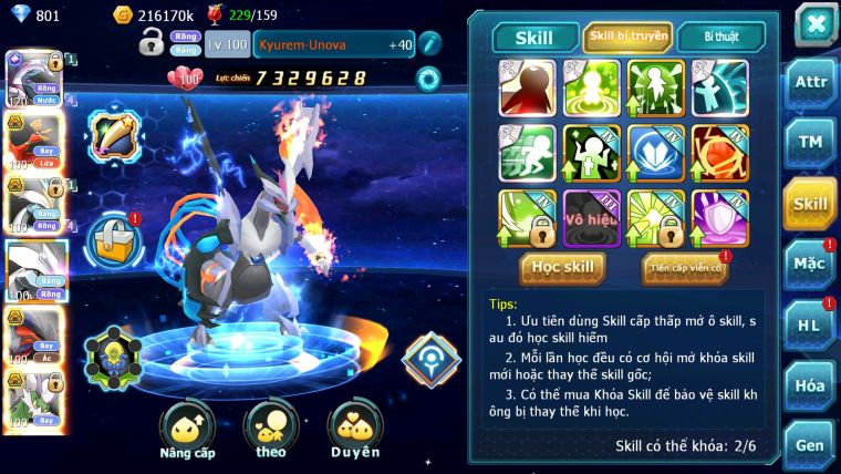 MÃ : #TTS5925 - S1445 - V10 - Palkia cộng hưởng hooh bá chủ yvetal bá chủ thần gió bá chủ unvoa white black bá chủ nhiều pet