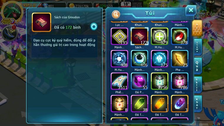 MÃ : #TTS5925 - S1445 - V10 - Palkia cộng hưởng hooh bá chủ yvetal bá chủ thần gió bá chủ unvoa white black bá chủ nhiều pet