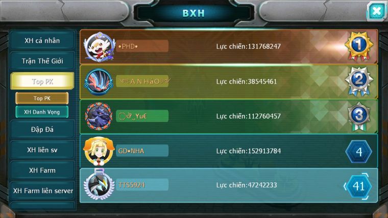 MÃ : #TTS5924 - S1445 - TOP 41 - V10 - Hooh & Black cộng hưởng dynamax thần gió bá chủ cặp lati bá chủ nhiều pet huyền thoại