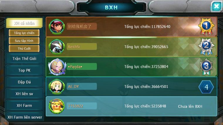 Mã : #TTS5922 - S1791 - V5 - 0TOP - Giratina cặp lati bá chủ lugia raikou nhiều pet huyền thoại
