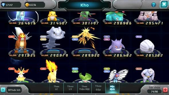 MÃ : #TTS5930 - S1872 - TOP 15 - V9 - Tapu koko bá chủ Zflare raikou rắn băng đua top ngon