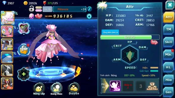 Mã : #TTS5935 - S1812 - Top 39 - Diancie mes amdlo goodra