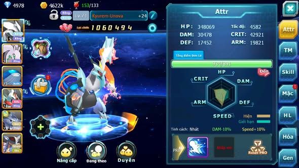 Mã : #TTS5933 - S1842 - Top 24 - Unvoa kuyrem goodra cá vôi cụ nhiều pet huyền thoại