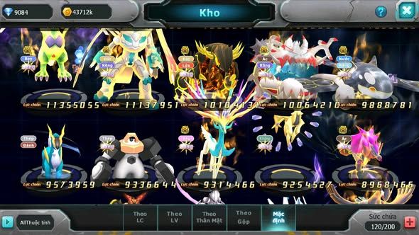 Mã : #TTS5940 - S986 - TOP 4 - V17 - Hooh Cộng hưởng dynamax yvetal cộng hưởng cặp kiếm khiên bá chủ unvoa bá chủ wb dynamax nhiều pet
