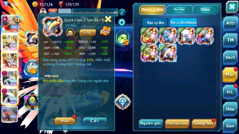 Mã : #TTS5940 - S986 - TOP 4 - V17 - Hooh Cộng hưởng dynamax yvetal cộng hưởng cặp kiếm khiên bá chủ unvoa bá chủ wb dynamax nhiều pet