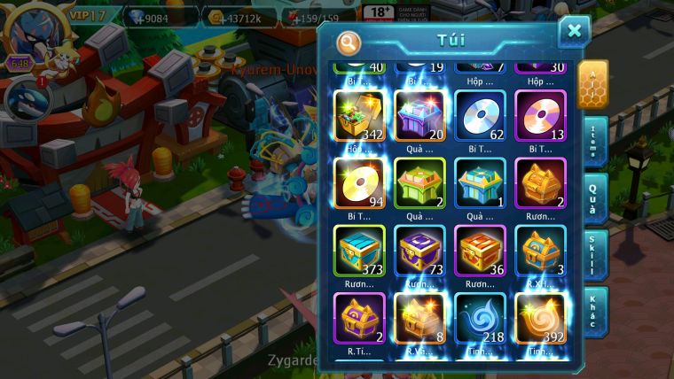 Mã : #TTS5940 - S986 - TOP 4 - V17 - Hooh Cộng hưởng dynamax yvetal cộng hưởng cặp kiếm khiên bá chủ unvoa bá chủ wb dynamax nhiều pet