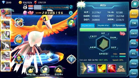 Mã : #TTS5939 - S1553 - TOP 31 - V12 - Hooh cộng hưởng dynaamx full ss yvetal bá chủ thần gió bá chủ mew giáp bá chủ cặp lati bc