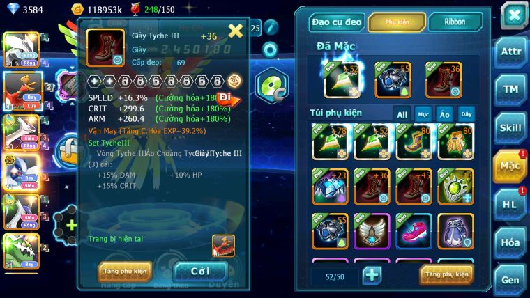 Mã : #TTS5938 - S1468 - V5 - Unvoa kuyrem hooh cặp lati lugia bá chủ tapu bulu nhiều pet ht