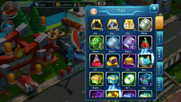 Mã : #TTS5938 - S1468 - V5 - Unvoa kuyrem hooh cặp lati lugia bá chủ tapu bulu nhiều pet ht