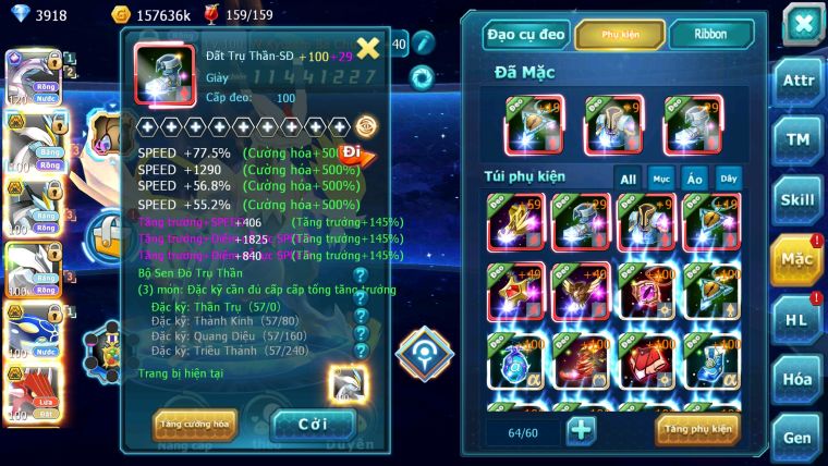 Mã : #TTS5937 - S1700 - TOP 29 - V12 - Palkia cộng hưởng full ss unvoa wb bá chủ kyogre bá chủ qvld bc cặp lati bc