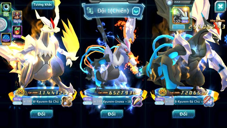 Mã : #TTS5937 - S1700 - TOP 29 - V12 - Palkia cộng hưởng full ss unvoa wb bá chủ kyogre bá chủ qvld bc cặp lati bc
