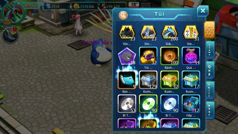 Mã : #TTS5937 - S1700 - TOP 29 - V12 - Palkia cộng hưởng full ss unvoa wb bá chủ kyogre bá chủ qvld bc cặp lati bc
