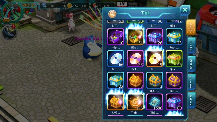 Mã : #TTS5937 - S1700 - TOP 29 - V12 - Palkia cộng hưởng full ss unvoa wb bá chủ kyogre bá chủ qvld bc cặp lati bc