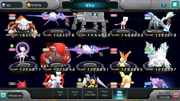 Mã : #TTS5936 - S1345 - V6 - Diancie dyanamx hooh bá chủ tapu fini bc qvbc bá chủ nhiều pet ht