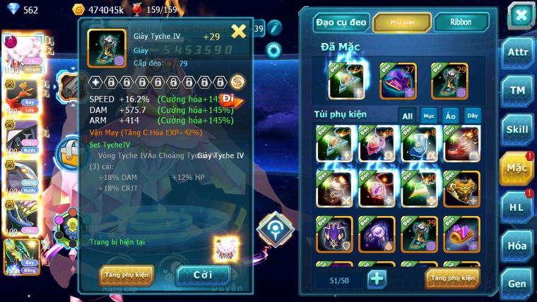 Mã : #TTS5936 - S1345 - V6 - Diancie dyanamx hooh bá chủ tapu fini bc qvbc bá chủ nhiều pet ht