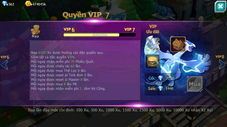 Mã : #TTS5936 - S1345 - V6 - Diancie dyanamx hooh bá chủ tapu fini bc qvbc bá chủ nhiều pet ht
