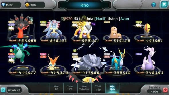 Mã : #TTS5943 - S1868 - V4 - 15K KC - Top 40 - Zfalre amdlo raikou nhiều pet ht
