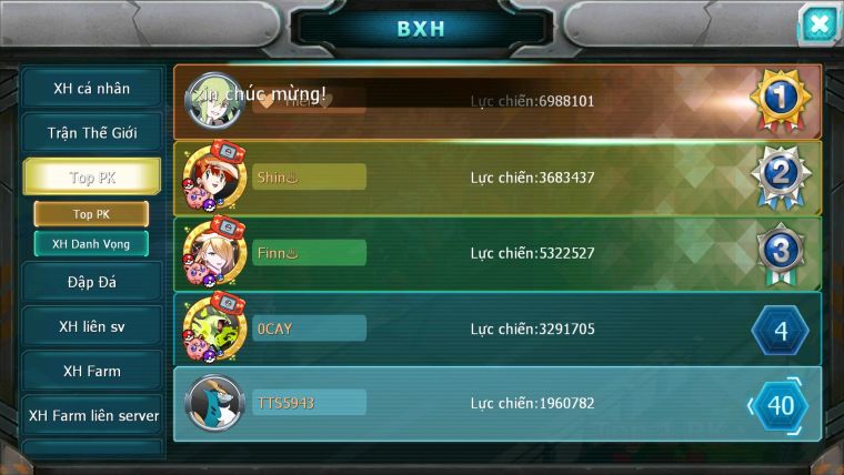 Mã : #TTS5943 - S1868 - V4 - 15K KC - Top 40 - Zfalre amdlo raikou nhiều pet ht
