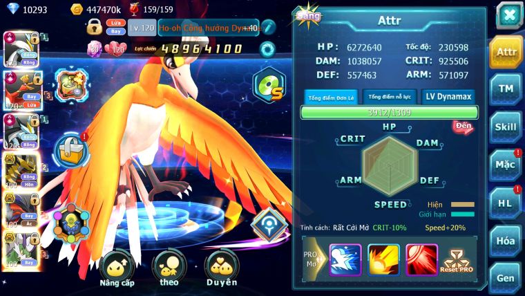 Mã : #TTS5950 - S38 - Top 3 All - V14 - White Black Hooh cộng hưởng dyanamx Giratina bá chủ yvetal cặp wb siêu khủng