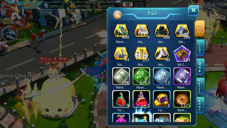 Mã : #TTS5950 - S38 - Top 3 All - V14 - White Black Hooh cộng hưởng dyanamx Giratina bá chủ yvetal cặp wb siêu khủng