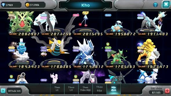 Mã : #TTS5949 - S1710 - Top48 - V12 750 Sách Palkia cộng hưởng Unvoa wb bá chủ kyogre bc cặp lati bc