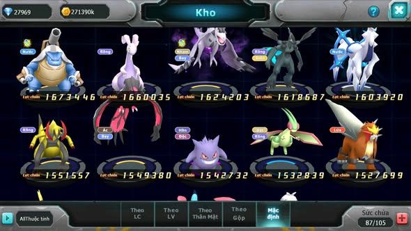 Mã : #TTS5949 - S1710 - Top48 - V12 750 Sách Palkia cộng hưởng Unvoa wb bá chủ kyogre bc cặp lati bc